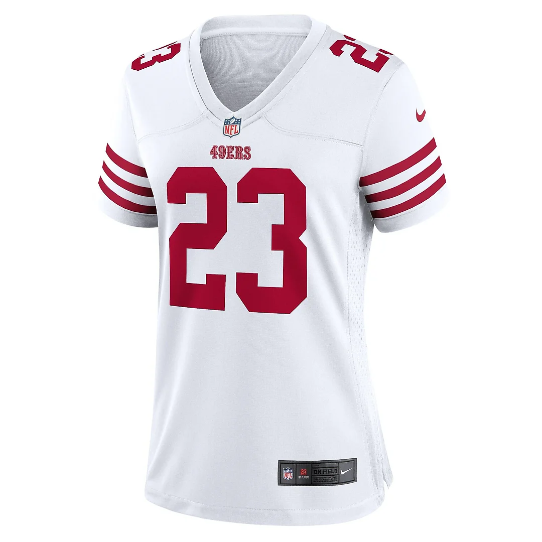 Zennovawear Christian McCaffrey San Francisco 49ers Women's Player Jersey - White