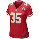 Zennovawear Christian Okoye Kansas City Chiefs Women's Game Retired Player Jersey - Red