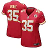 Zennovawear Christian Okoye Kansas City Chiefs Women's Game Retired Player Jersey - Red