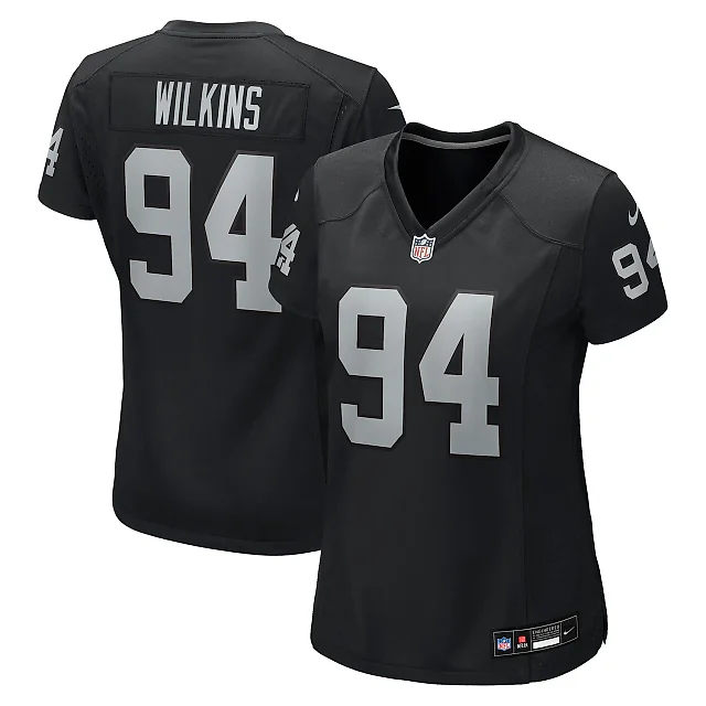 Zennovawear Christian Wilkins Las Vegas Raiders Women's Team Game Jersey - Black