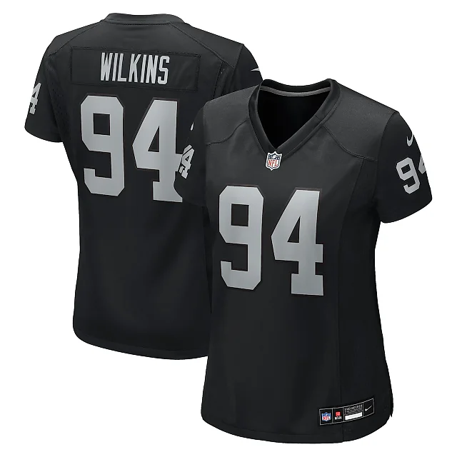 Zennovawear Christian Wilkins Las Vegas Raiders Women's Team Game Jersey - Black