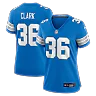 Zennovawear Chuck Clark Detroit Lions Women's Team Game Jersey - Blue