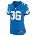 Zennovawear Chuck Clark Detroit Lions Women's Team Game Jersey - Blue