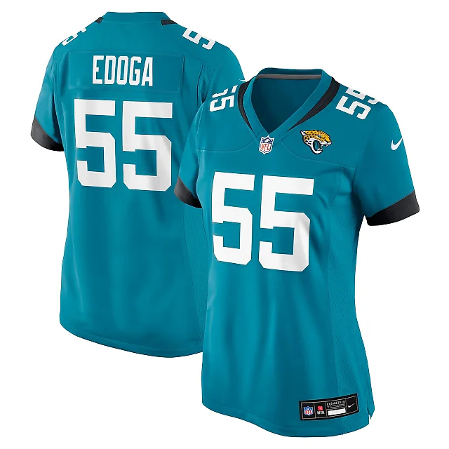 Zennovawear Chuma Edoga Jacksonville Jaguars Women's Team Game Jersey - Teal
