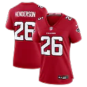 Zennovawear CJ Henderson Atlanta Falcons Women's Team Game Jersey - Red