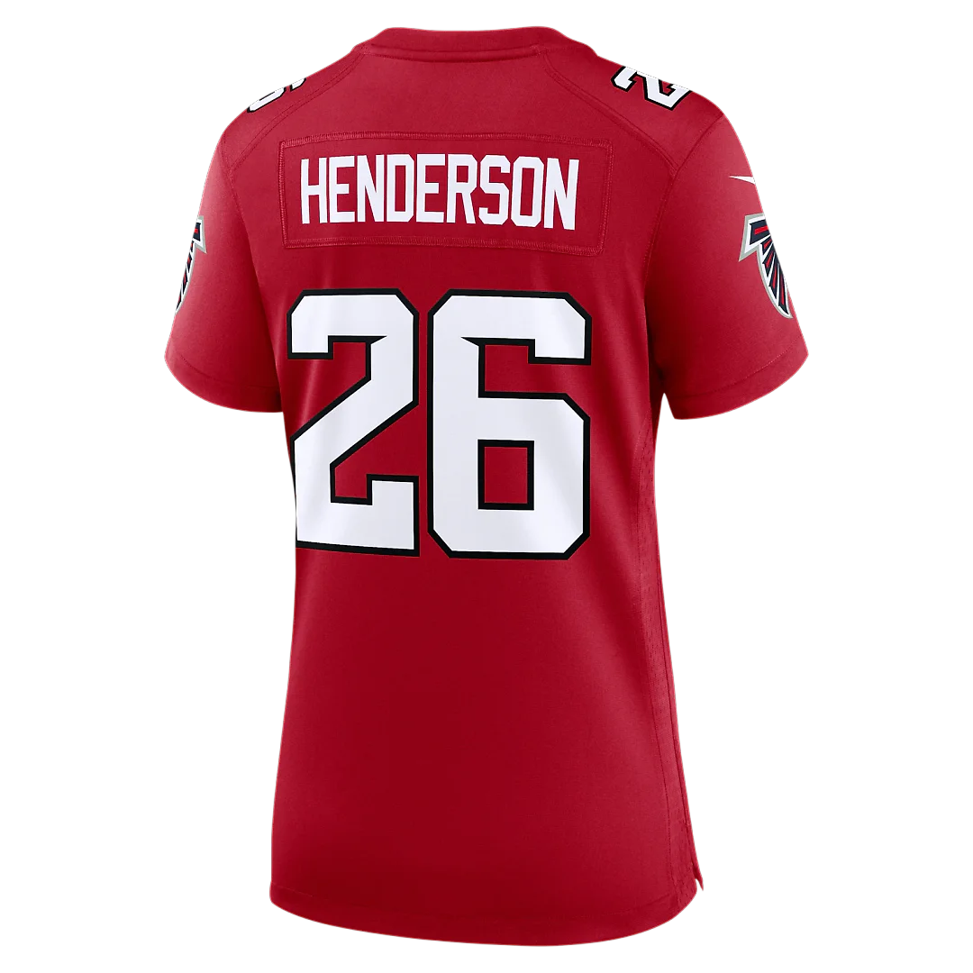 Zennovawear CJ Henderson Atlanta Falcons Women's Team Game Jersey - Red