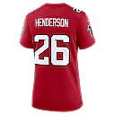 Zennovawear CJ Henderson Atlanta Falcons Women's Team Game Jersey - Red