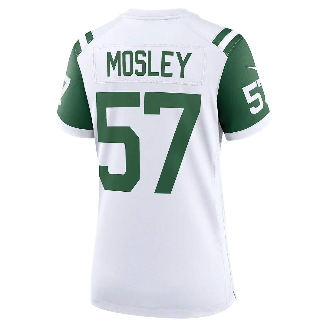 Zennovawear C.J. Mosley New York Jets Women's Classic Alternate Game Jersey - White