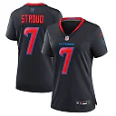 Zennovawear C.J. Stroud Houston Texans Women's Alternate Game Jersey - Navy