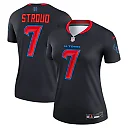Zennovawear C.J. Stroud Houston Texans Women's Alternate Legend Player Performance Top - Navy