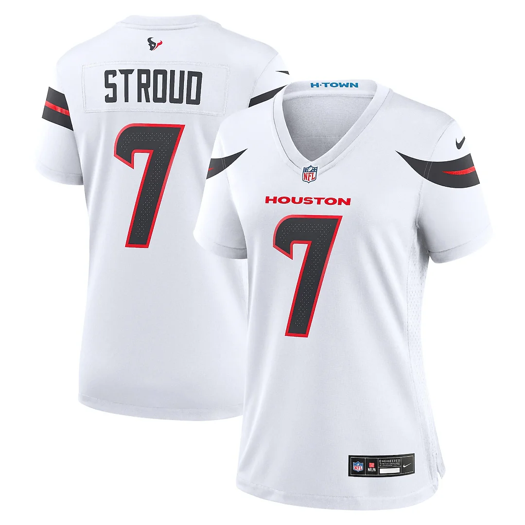Zennovawear C.J. Stroud Houston Texans Women's Game Jersey - White