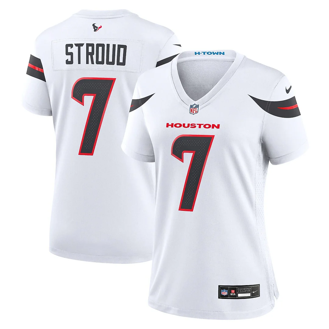 Zennovawear C.J. Stroud Houston Texans Women's Game Jersey - White