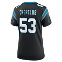 Zennovawear Claudin Cherelus Carolina Panthers Women's Team Game Jersey - Black