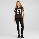 Zennovawear Clay Matthews Cleveland Browns Women's Game Retired Player Jersey - Brown