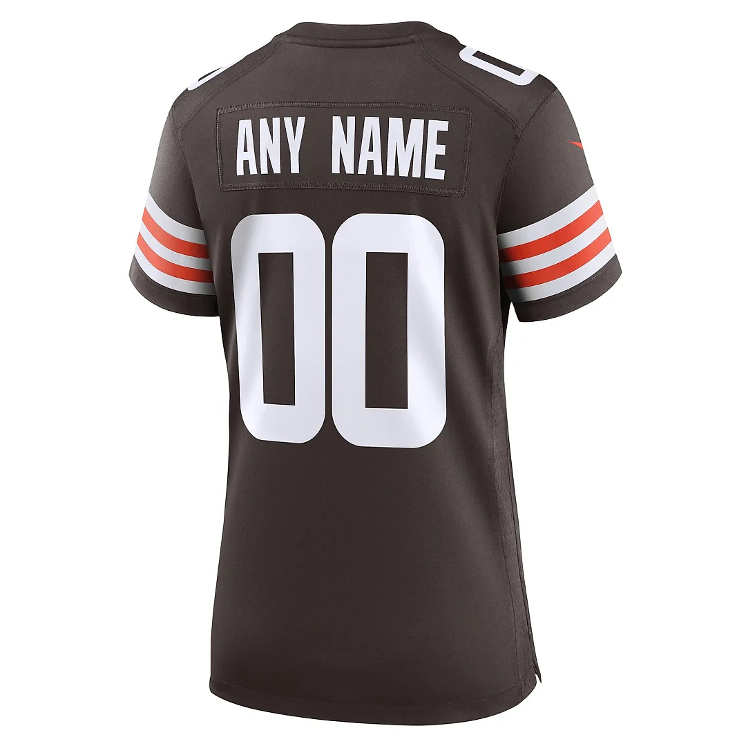 Zennovawear Cleveland Browns Women's Custom Game Jersey - Brown