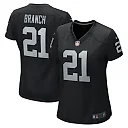 Zennovawear Cliff Branch Las Vegas Raiders Women's Retired Player Game Jersey - Black