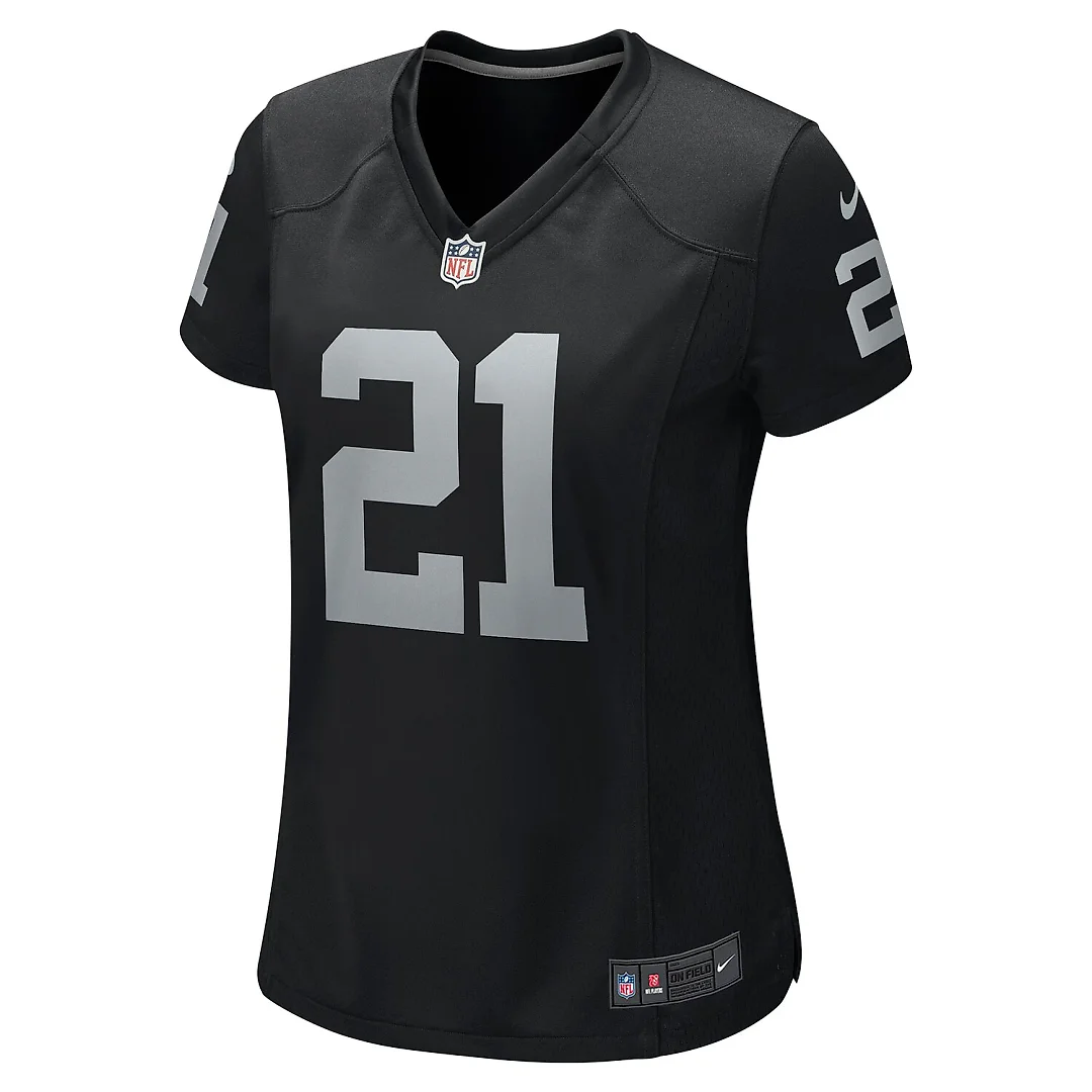 Zennovawear Cliff Branch Las Vegas Raiders Women's Retired Player Game Jersey - Black