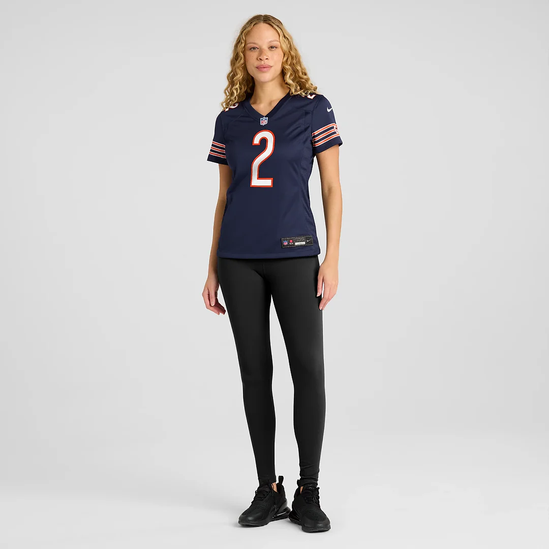 Zennovawear Coby Bryant Chicago Bears Women's Team Game Jersey - Navy