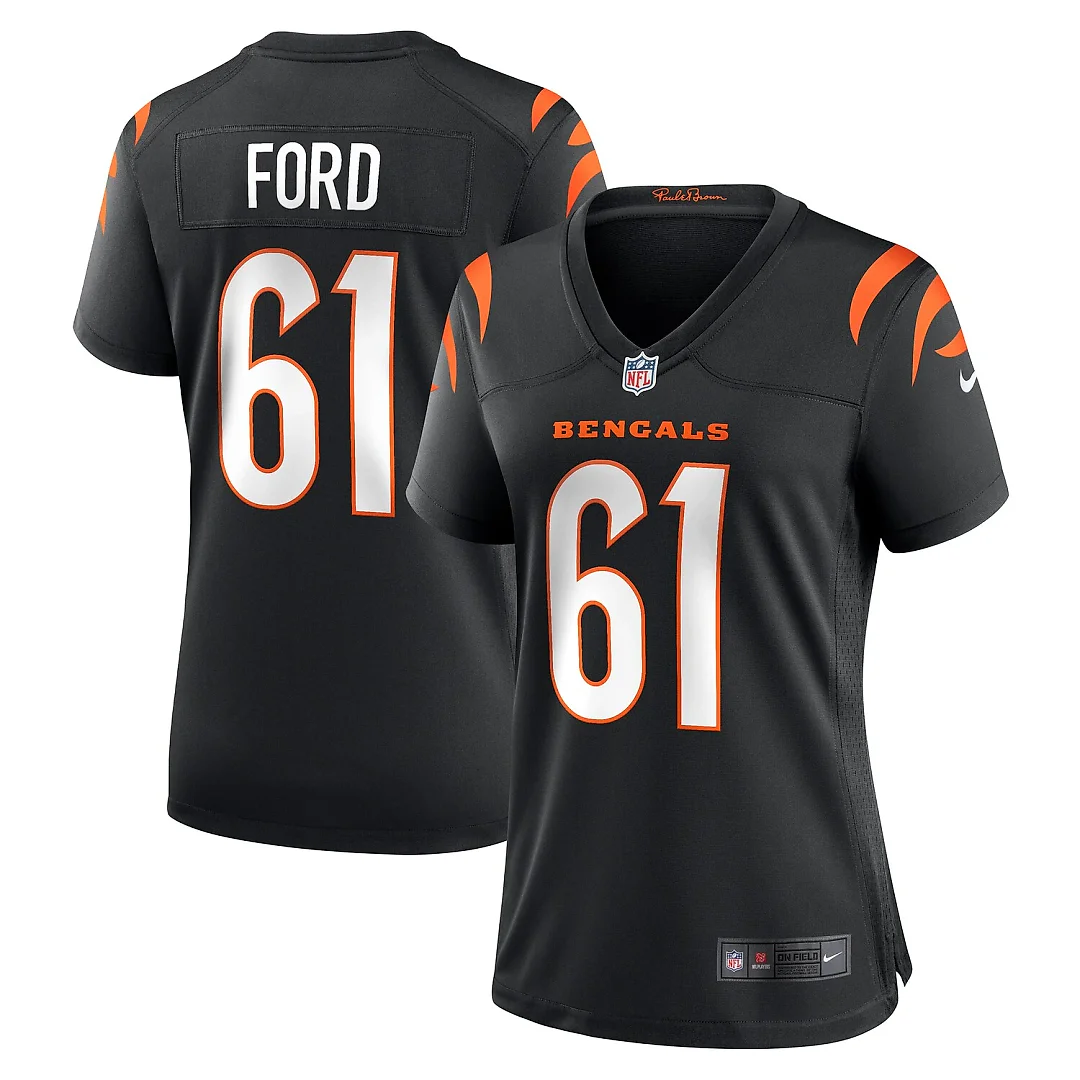 Zennovawear Cody Ford Cincinnati Bengals Women's Game Jersey - Black