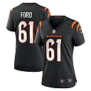 Zennovawear Cody Ford Cincinnati Bengals Women's Game Jersey - Black