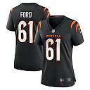 Zennovawear Cody Ford Cincinnati Bengals Women's Game Jersey - Black