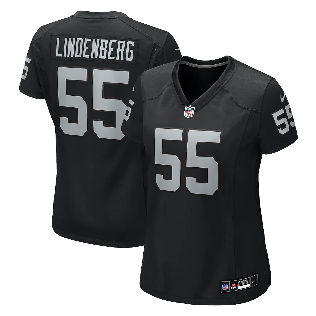 Zennovawear Cody Lindenberg Las Vegas Raiders Women's Team Game Jersey - Black