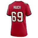 Zennovawear Cody Mauch Tampa Bay Buccaneers Women's Game Jersey - Red