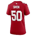 Zennovawear Cody Simon Arizona Cardinals Women's Team Game Jersey - Cardinal