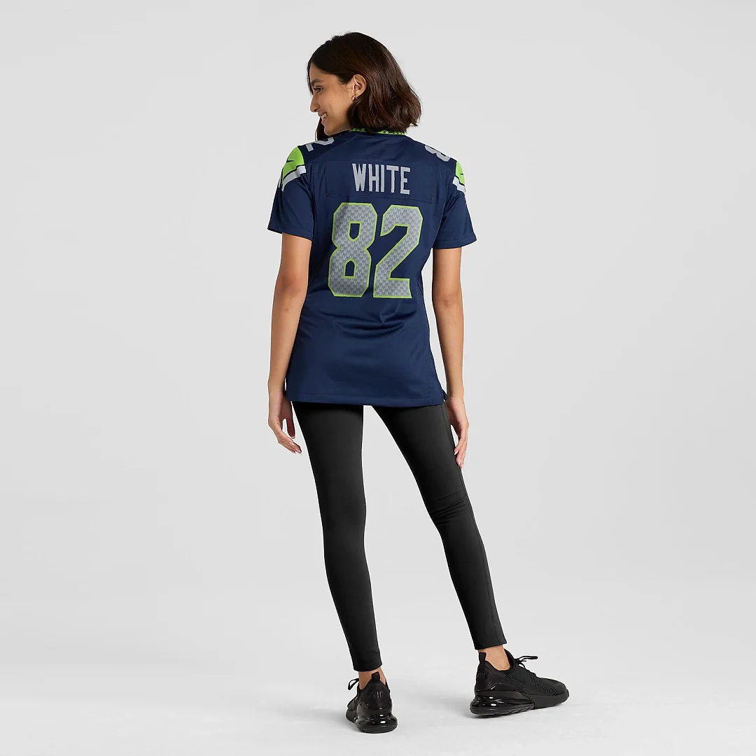 Zennovawear Cody White Seattle Seahawks Women's Team Game Jersey - College Navy