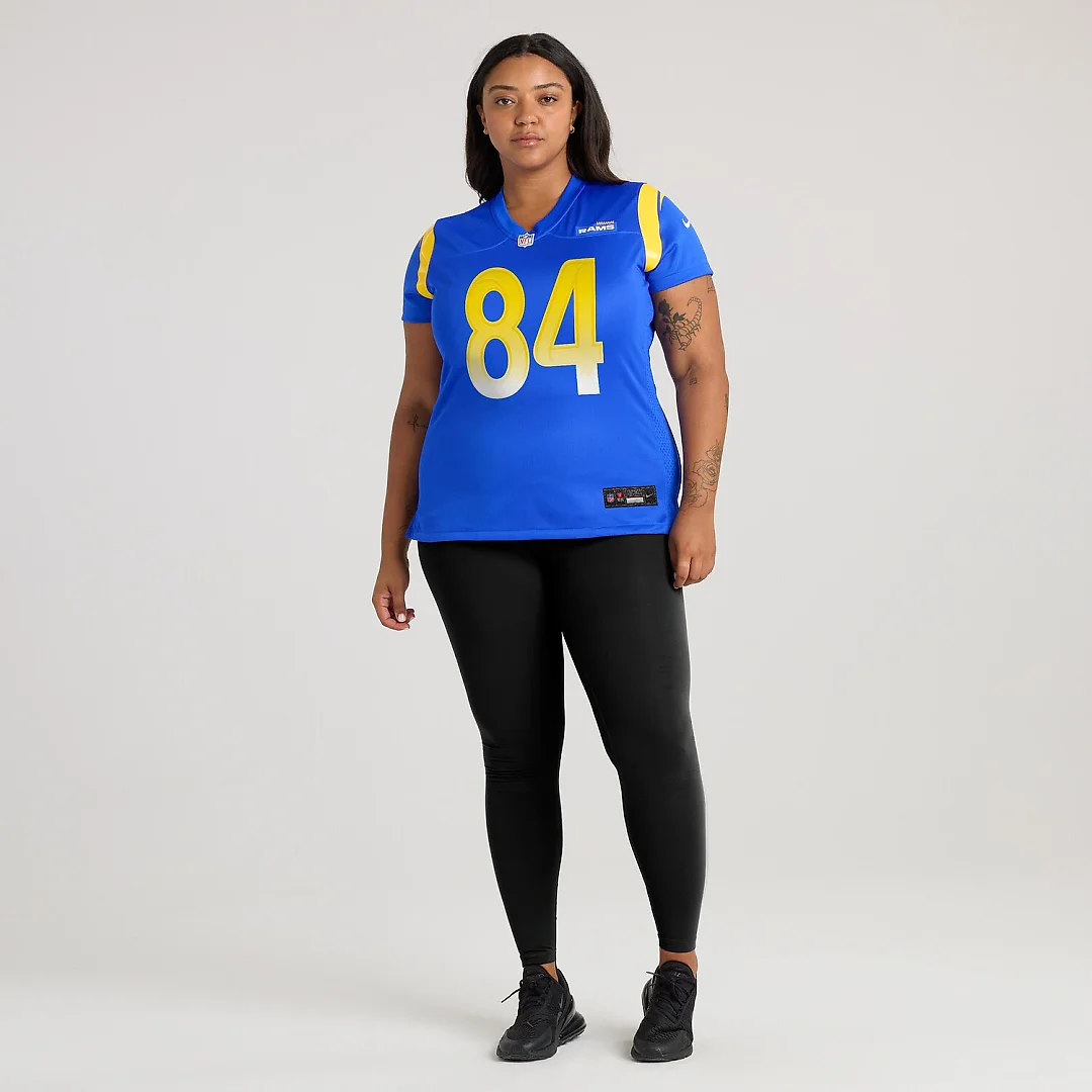 Zennovawear Colby Parkinson Los Angeles Rams Women's Team Game Jersey - Royal