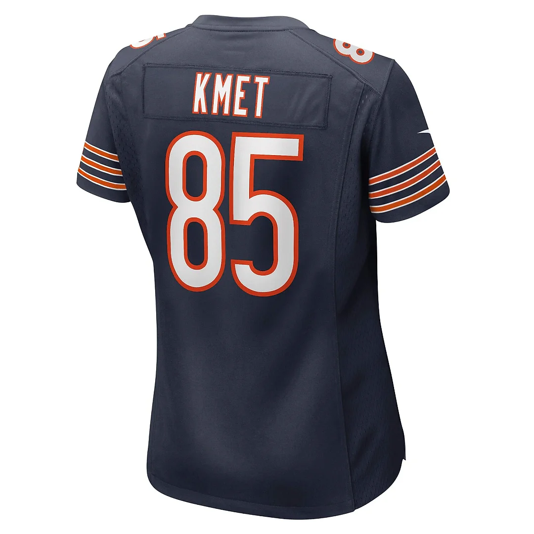 Zennovawear Cole Kmet Chicago Bears Women's Game Jersey - Navy