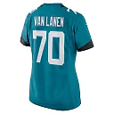 Zennovawear Cole Van Lanen Jacksonville Jaguars Women's Game Player Jersey - Teal