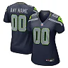 Zennovawear Seattle Seahawks Women's Custom Game Jersey - College Navy