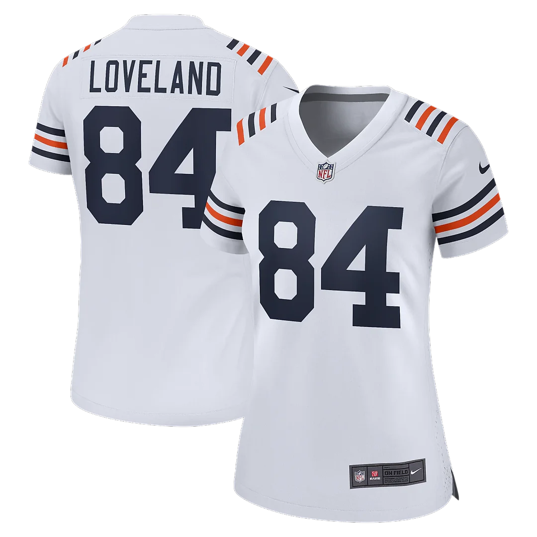 Zennovawear Colston Loveland Chicago Bears Women's Alternate Game Jersey - White