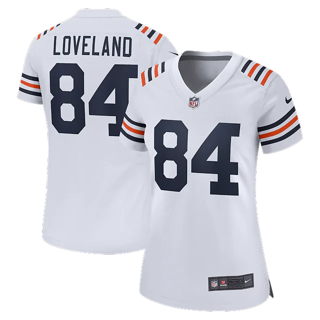 Zennovawear Colston Loveland Chicago Bears Women's Alternate Game Jersey - White