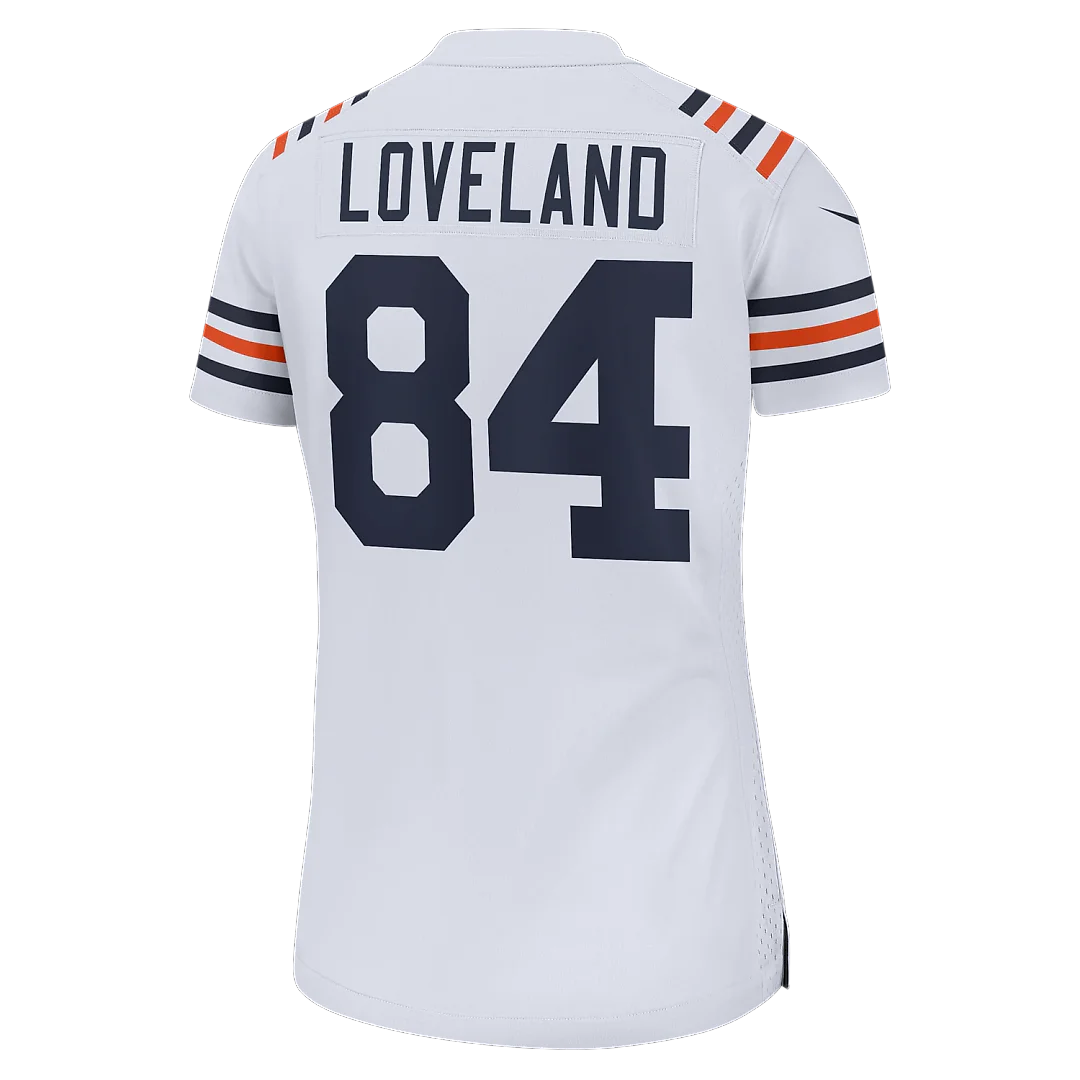 Zennovawear Colston Loveland Chicago Bears Women's Alternate Game Jersey - White