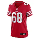 Zennovawear Colton McKivitz San Francisco 49ers Women's Team Game Jersey - Scarlet