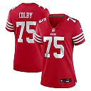 Zennovawear Connor Colby San Francisco 49ers Women's Team Game Jersey - Scarlet