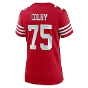 Zennovawear Connor Colby San Francisco 49ers Women's Team Game Jersey - Scarlet
