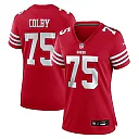 Zennovawear Connor Colby San Francisco 49ers Women's Team Game Jersey - Scarlet