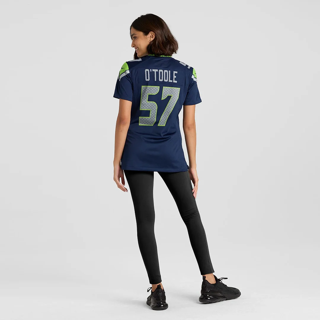 Zennovawear Connor O'Toole Seattle Seahawks Women's Team Game Jersey - College Navy
