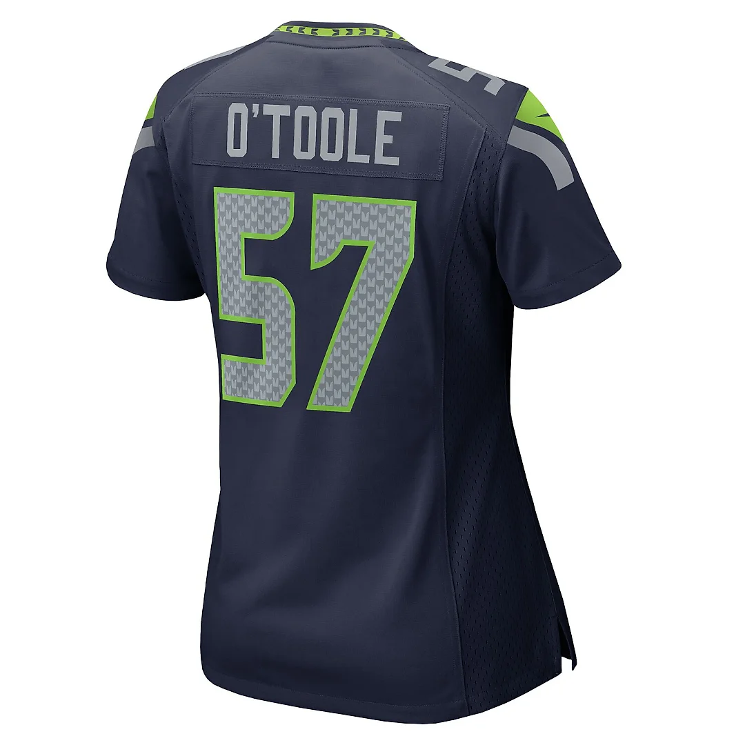 Zennovawear Connor O'Toole Seattle Seahawks Women's Team Game Jersey - College Navy