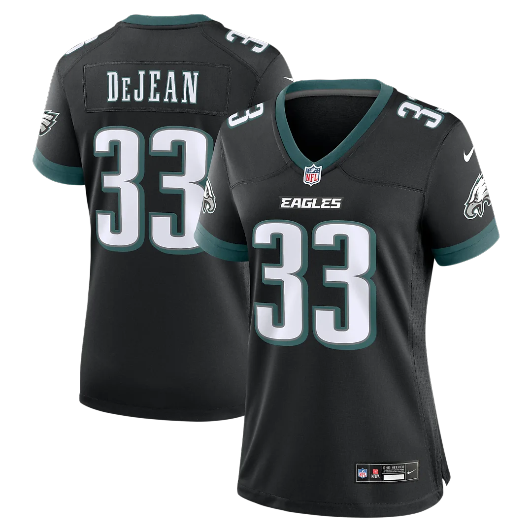 Zennovawear Cooper DeJean Philadelphia Eagles Women's Alternate Game Jersey - Black