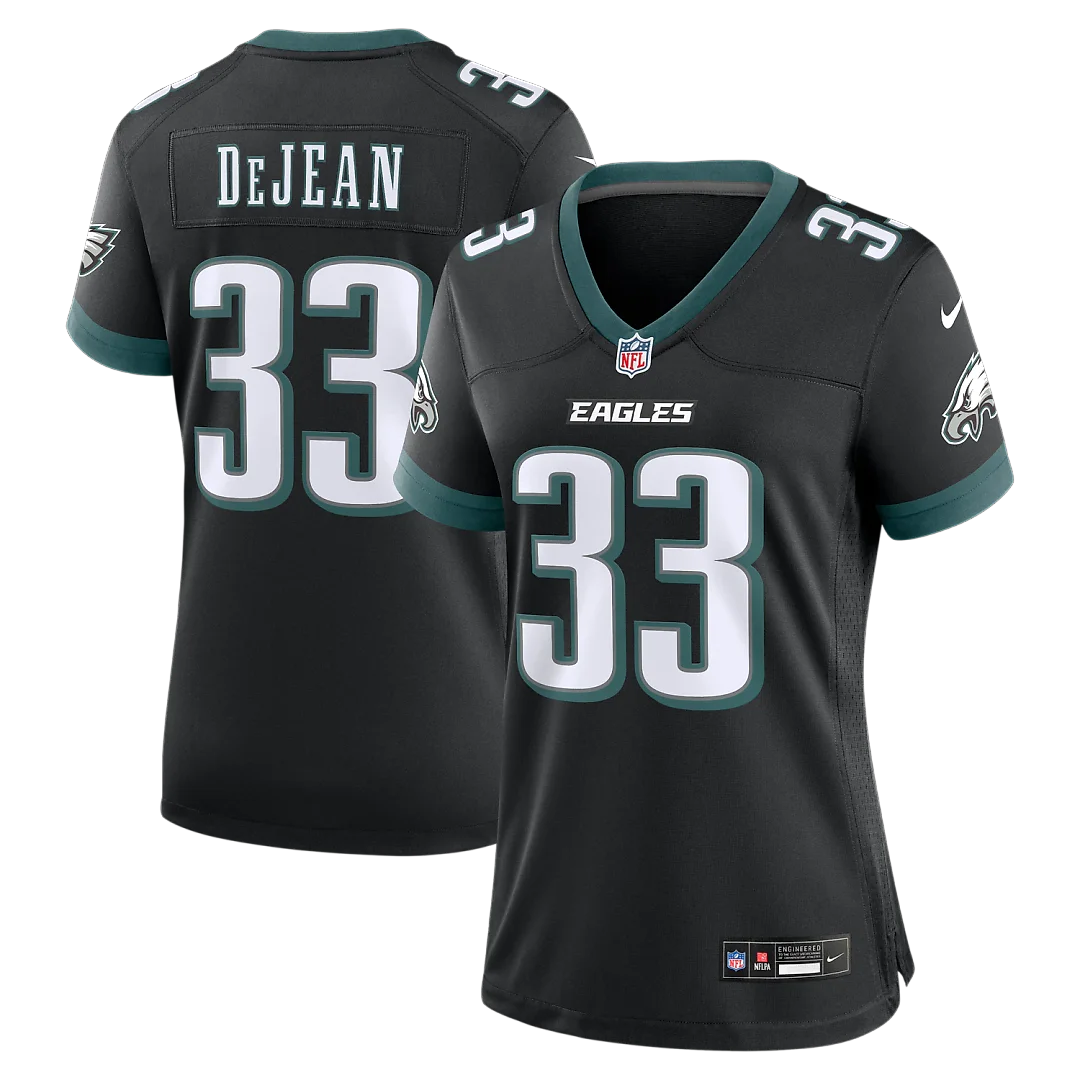 Zennovawear Cooper DeJean Philadelphia Eagles Women's Alternate Game Jersey - Black
