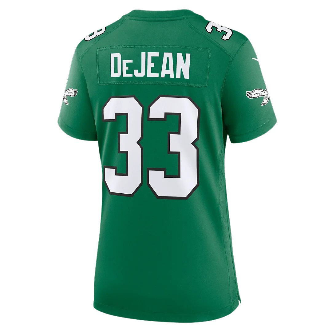 Zennovawear Cooper DeJean Philadelphia Eagles Women's Alternate Game Jersey - Kelly Green
