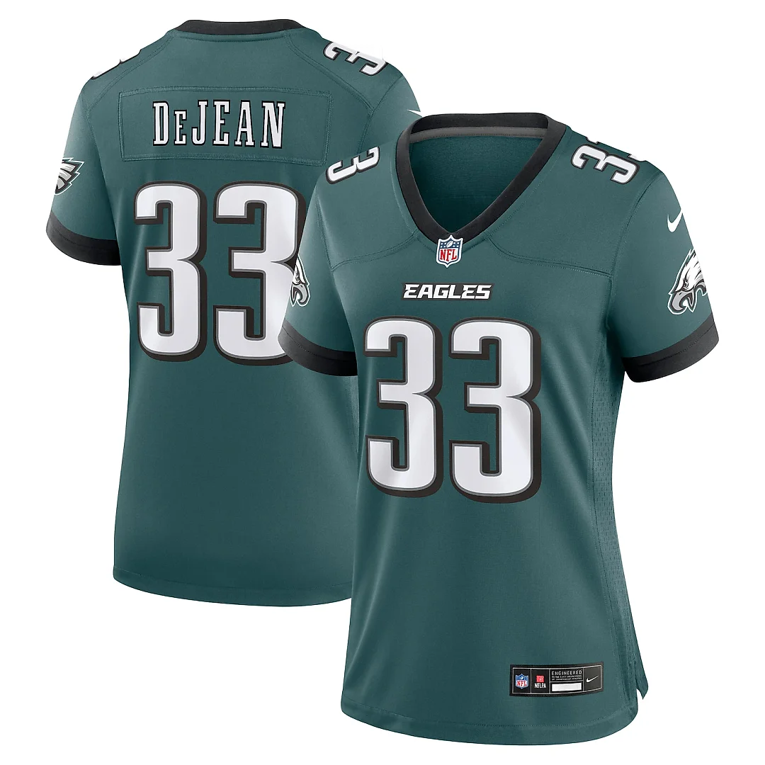 Zennovawear Cooper DeJean Philadelphia Eagles Women's Team Game Jersey - Midnight Green