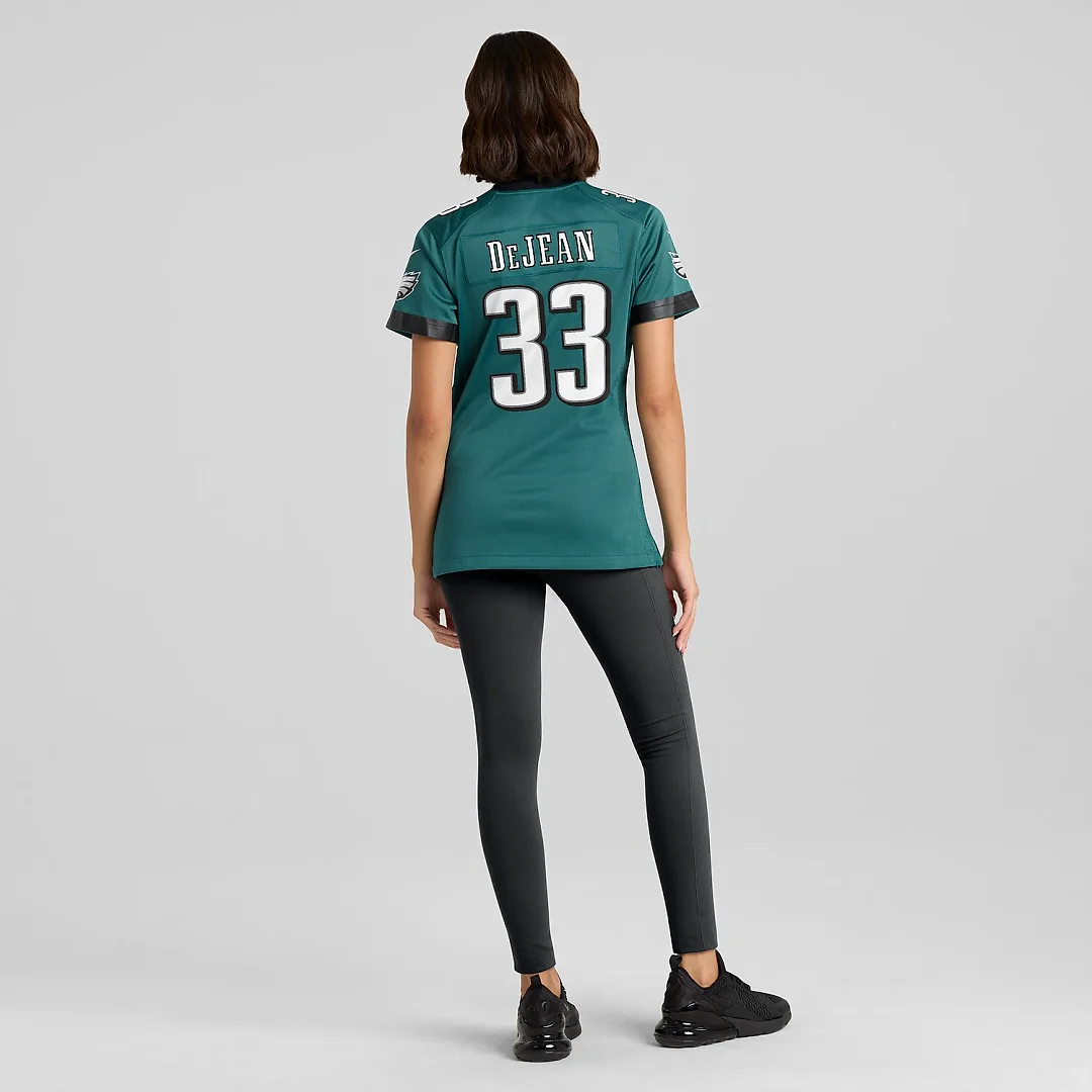Zennovawear Cooper DeJean Philadelphia Eagles Women's Team Game Jersey - Midnight Green