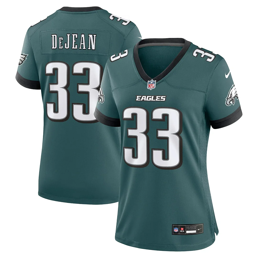 Zennovawear Cooper DeJean Philadelphia Eagles Women's Team Game Jersey - Midnight Green