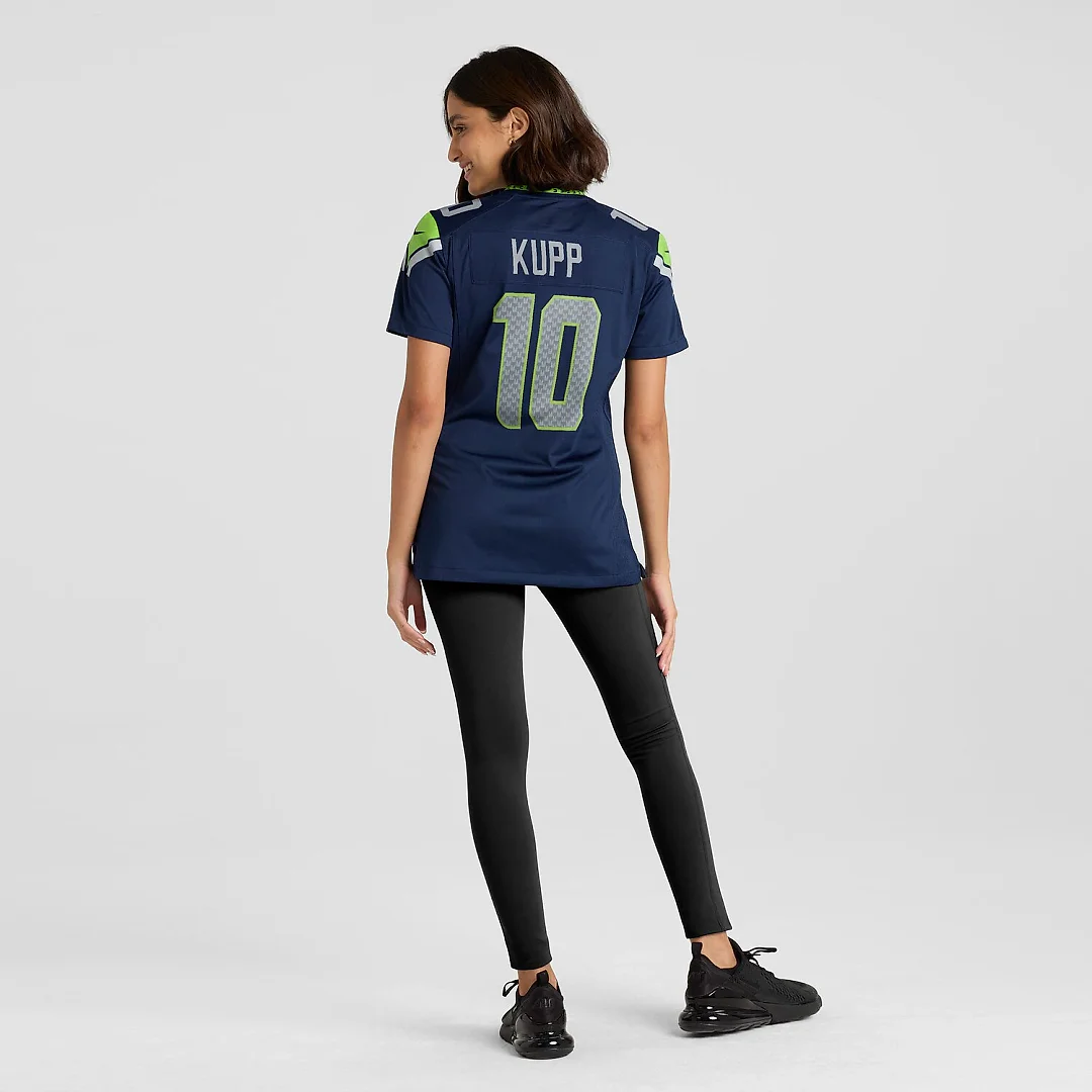 Zennovawear Cooper Kupp Seattle Seahawks Women's Team Game Jersey - College Navy