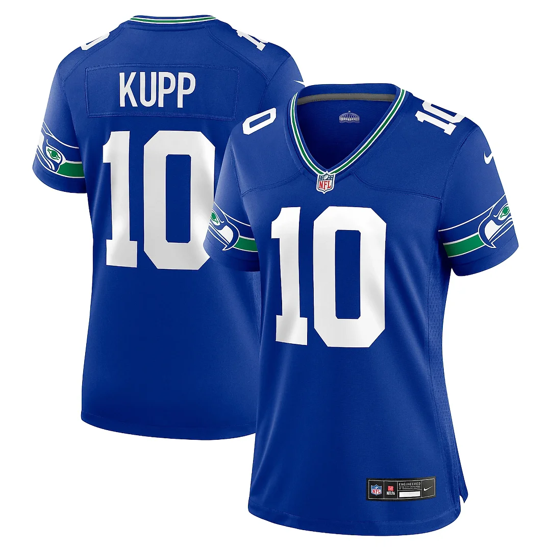 Zennovawear Cooper Kupp Seattle Seahawks Women's Alternate Game Jersey - Royal